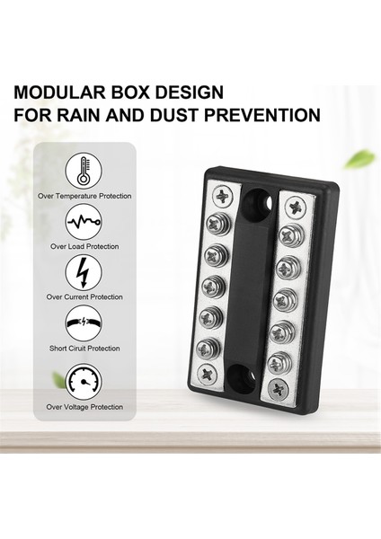 100A Akü Güç Dağıtım Bloğu Bara Pozitif Negatif Rv Tekne Kamyon 5 Devre Bara Güç Terminal Bloğu (Yurt Dışından) fırsatları