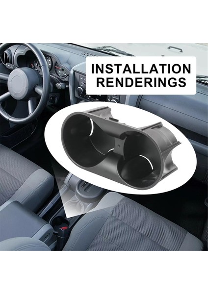 Jeep Wrangler 2007-2010 Ön Konsol Bardak Tutucu 1FH72XDVAA (Yurt Dışından) indirimleri