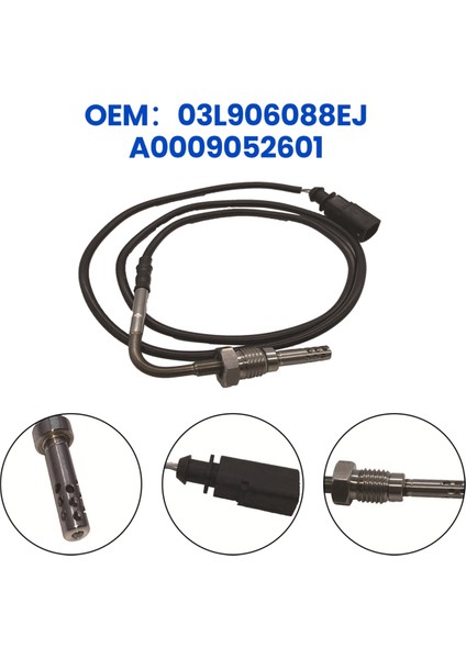 Audi A3 Için Egzoz Gazı Sıcaklık Sensörü Vw Beetle Golf Jetta 2011-2014 2.0l 03L906088EJ,A0009052601,904-723 (Yurt Dışından) fırsatları
