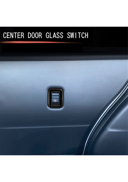 Araba Orta Kapı Cam Kaldırma Anahtarı Trim Sticker Cam Kontrol Düğmesi Çerçevesi Toyota Roomy 2022 Parlak Siyah (Yurt Dışından) fiyatları