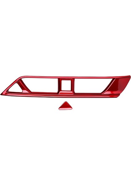 Araba Merkezi Kontrol Hava Çıkış Çerçevesi Klima Havalandırma Menfezleri Trim Sticker Suzuki Swift 2024 Rhd Kırmızı (Yurt Dışından)