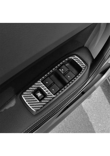 Ford Ranger 2019-2022 Karbon Fiber Araba Cam Kaldırma Anahtarı Paneli Kapağı Döşeme Iç Aksesuarlar (Yurt Dışından) fiyatları