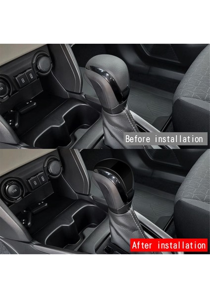 Araba Vites Başlığı Trim Sticker Vites Topuzu Trim Iç Aksesuarlar Suzuki Swift 2024 Parlak Siyah (Yurt Dışından) fırsatları