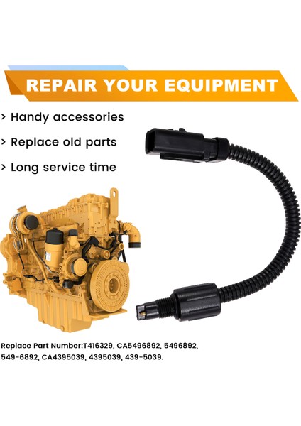 T416329, CA5496892, 5496892 Perkins Caterpillar Cat Traktör D6K D6N D6K2 Yükleyici 924K 930K Sıvı Su Seviye Sensörü (Yurt Dışından) indirimleri