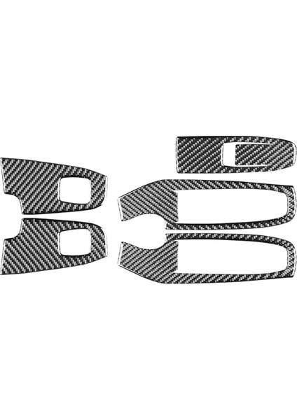 Subaru Crosstrek 2024 2025 Karbon Fiber Araba Kapısı Pencere Kaldırma Anahtarı Düğmesi Çerçeve Döşeme Çıkartmaları Aksesuarları (Yurt Dışından)