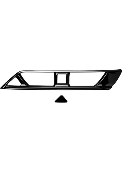 Araba Merkezi Kontrol Hava Çıkış Çerçevesi Klima Havalandırma Menfezleri Trim Sticker Suzuki Swift 2024 Rhd Parlak Siyah (Yurt Dışından)