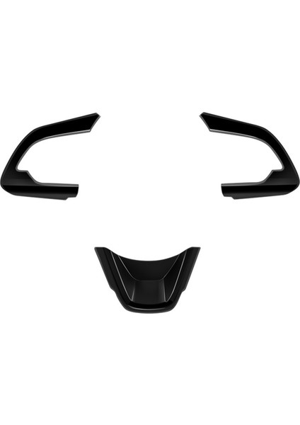 Araba Direksiyon Simidi Trim Sticker Direksiyon Simidi Düğmeleri Trim Iç Aksesuarlar Suzuki Swift 2024 Parlak Siyah (Yurt Dışından)