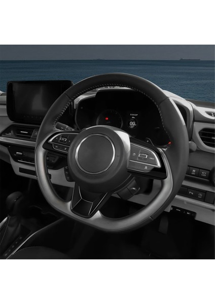 Araba Direksiyon Simidi Trim Sticker Direksiyon Simidi Düğmeleri Trim Iç Aksesuarlar Suzuki Swift 2024 Parlak Siyah (Yurt Dışından) fırsatları