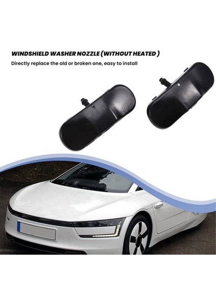 2 Adet Ön Cam Ön Cam Yıkama Meme Püskürtme Jeti 2KD955985 Vw Jetta Golf Mk5 Mk6 Passat B6 B7 Tiguan Touareg Için (Yurt Dışından)