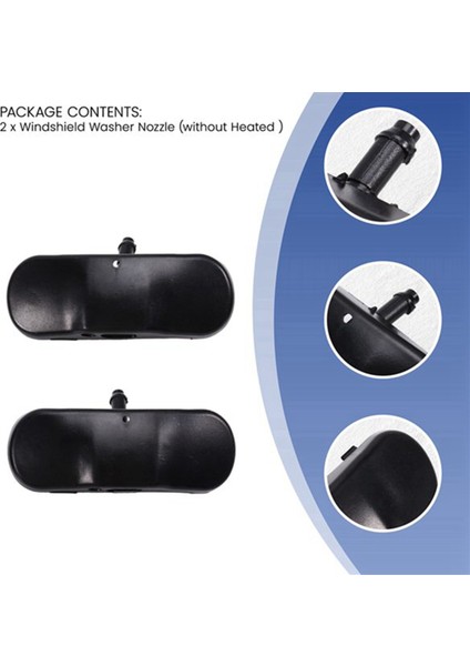 2 Adet Ön Cam Ön Cam Yıkama Meme Püskürtme Jeti 2KD955985 Vw Jetta Golf Mk5 Mk6 Passat B6 B7 Tiguan Touareg Için (Yurt Dışından) modelleri