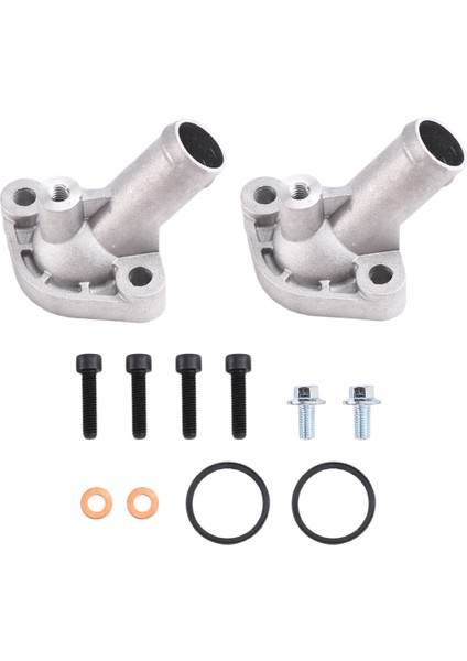 2 Set V-Twin Alüminyum Termostat Çıkış Kapağı Can-Am 800 1000 Outlander Renegade 420222690 420222691 (Yurt Dışından) fırsatları