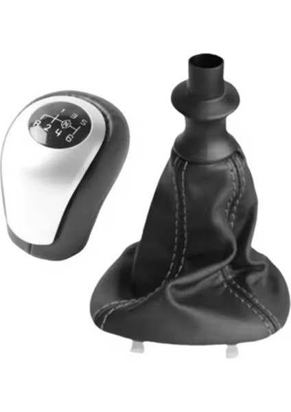 Araba 6 Hızlı Manuel Vites Topuzu Kolu Toz Kapağı ile Mercedes Benz W447 Vito 2017-2020 Lhd Vites Kolu (Yurt Dışından)