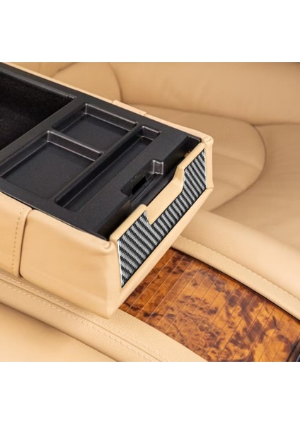 Benz Cls Sınıfı C219 2004-2009 Karbon Fiber Arka Kol Dayama Kutusu Anahtar Paneli Kapağı Döşeme Iç Aksesuarlar (Yurt Dışından) indirimleri