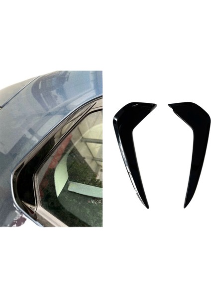 Mazda CX50 Cx-50 2023 2024 Araba Pencere Kaplaması Değiştirilmiş Parlak Siyah Arka Üçgen Sticker Dekorasyon Aksesuarları Kapağı (Yurt Dışından) fırsatları