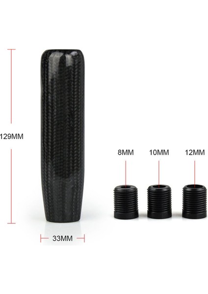 Evrensel Araba 13CM Vites Topuzu Karbon Fiber Kişilik Dekoratif Vites Topuzu Araba Modifikasyon Vites Topuzu Parçaları (Yurt Dışından) fiyatları