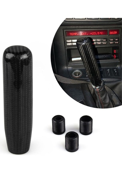 Evrensel Araba 13CM Vites Topuzu Karbon Fiber Kişilik Dekoratif Vites Topuzu Araba Modifikasyon Vites Topuzu Parçaları (Yurt Dışından) indirimleri