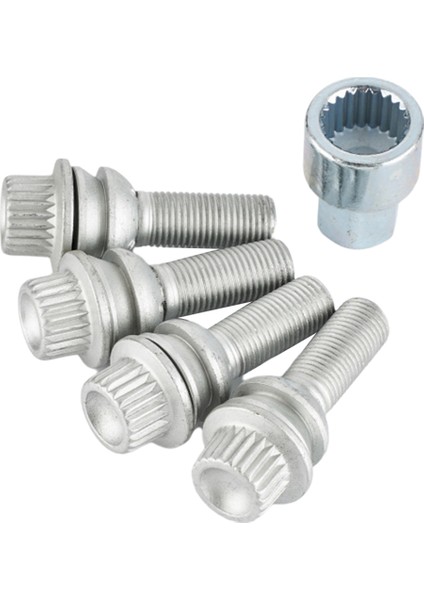 Tekerlek Vidaları Cıvataları Tekerlek Hırsızlık Önleyici Kilit M14X1.5 Porsche 718 911 Cayenne Macan Panamera Yeni Yüksek Kalite (Yurt Dışından)