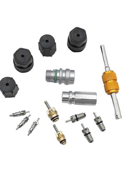 R134A Araba A/c Çekirdek Vanaları Otomatik Klima Çeşitleri Kiti R12 R22 R134 Için Yüksek Basınç Tarafı A/c Servis Vanaları (Yurt Dışından)