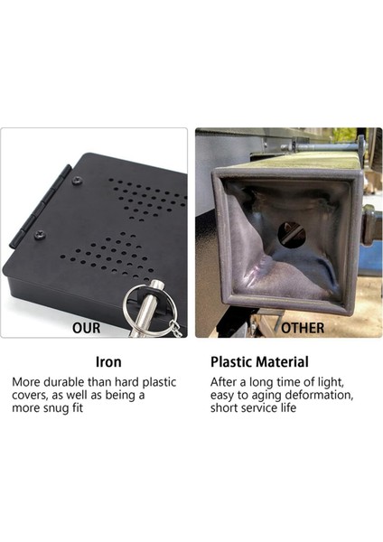 Rv Tampon Kapağı Kapağı, Rv Tampon Tapası Uç Kapağı, Rv Için Kare Tampon Kapakları, Standart Rv 4 Inç Kare Tamponlara Uyar (Yurt Dışından) fırsatları