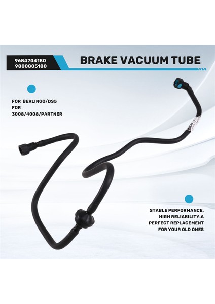 Fren Vakum Borusu 9684704180 Citroen Berlingo/ds5 Peugeot 3008/4008/PARTNER Fren Hattı Boru Hortumu (Yurt Dışından) fırsatları