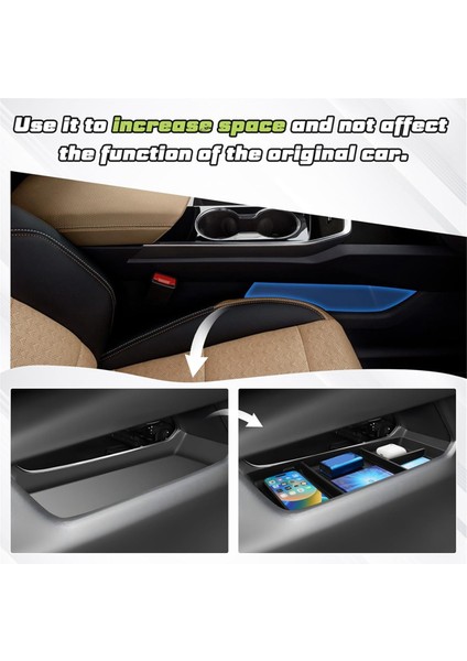 Chevrolet Chevy Equinox 2025 Iç Aksesuarlar Için Araba Alt Orta Konsol Düzenleyici Tepsi (Yurt Dışından) fırsatları