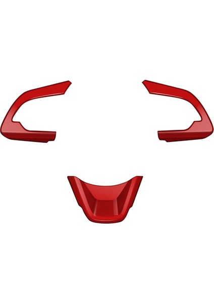 Araba Direksiyon Simidi Trim Sticker Direksiyon Simidi Düğmeleri Trim Iç Aksesuarları Suzuki Swift 2024 Kırmızı (Yurt Dışından)