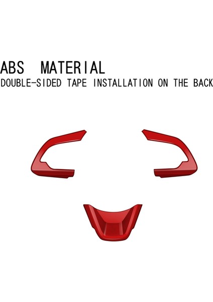 Araba Direksiyon Simidi Trim Sticker Direksiyon Simidi Düğmeleri Trim Iç Aksesuarları Suzuki Swift 2024 Kırmızı (Yurt Dışından) fırsatları