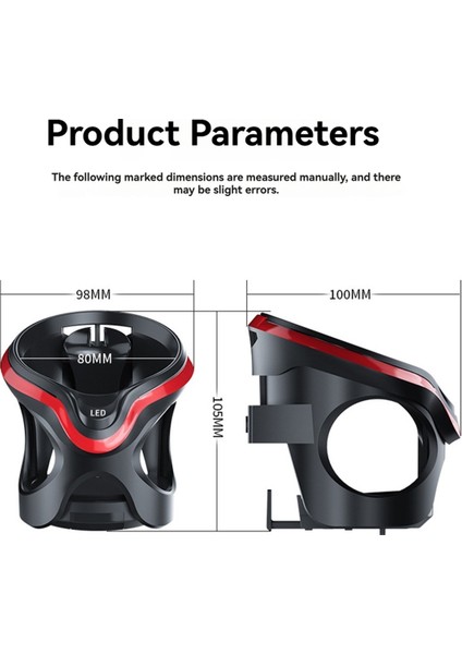 Çok Işlevli Araba Bardak Tutucu LED Işıklı Sarsıntı Önleyici Kolay Kurulum Otomotiv Havalandırma Bardağı Araba Aksesuarları (Yurt Dışından) fiyatları