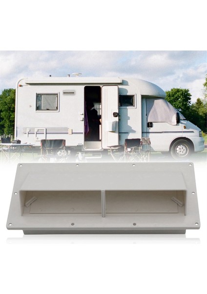 Rv Karavan Egzoz Fanı Düşük Gürültülü Römork Yan Hava Menfezi Rv Davlumbaz Havalandırma Kapağı Karavan Kampçı Aksesuarları Beyaz (Yurt Dışından) indirimleri