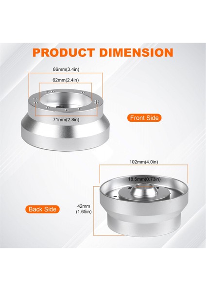 5 ve 6 Delikli Billet Direksiyon Simidi Göbeği Adaptörü Chevrolet Chevy 1969-1994 Kısa Göbek Konnektörü Araba Aksesuarları (Yurt Dışından) fırsatları