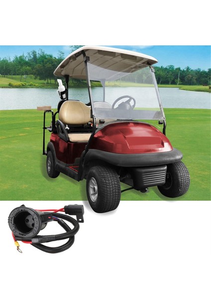 105137401 Golf Arabası Aksesuarları Şarj Cihazı Dc Yuvası 2014-UP Club Car Precedent / Tempo Electric Modeli Için (Yurt Dışından) indirimleri