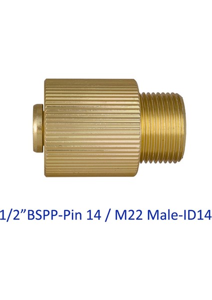 Yüksek Basınçlı Yıkama Makinesi Araba Yıkama Makinesi Çıkış Konnektörü Adaptörü 1/2 Inç Bspp'yi Stıhle Nılfısk Için M22 Erkek'e Dönüştürme (Yurt Dışından) fiyatları