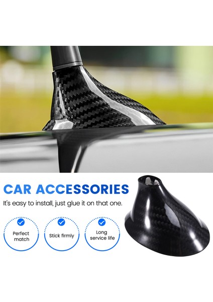 Gerçek Sert Karbon Fiber Araba Anteni Köpekbalığı Yüzgeci Kapağı Tavan Köpekbalığı Yüzgeci Anten Kapağı Sticker Fiat 500 Abarth 595 2012+ Için (Yurt Dışından) indirimleri