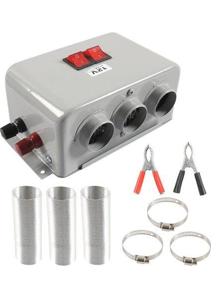 600W Araba Evrensel Elektrikli Isıtıcı Kitleri 3 Delikli 12V Dc Isıtma Fanı Buğu Çözücü Cam Buz Çözücü Buğu Çözücü (Yurt Dışından)