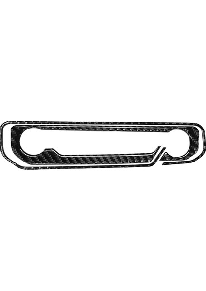 Ford Mustang Gt 2024 2025 Araba Merkezi Kontrol Yıldız Düğmesi Kapağı Döşeme Iç Aksesuarları Için Karbon Fiber Çıkartma (Yurt Dışından)