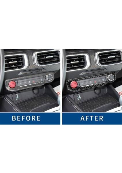 Ford Mustang Gt 2024 2025 Araba Merkezi Kontrol Yıldız Düğmesi Kapağı Döşeme Iç Aksesuarları Için Karbon Fiber Çıkartma (Yurt Dışından) fırsatları