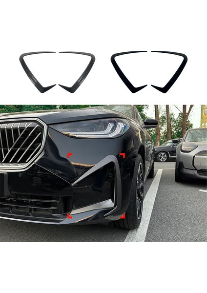 Araba Ön Tampon Ayırıcı Spoiler Sis Lambası Spoiler Kapağı Döşeme Bmw X3 G45 M Sport 2025+ Parlak Siyah (Yurt Dışından) modelleri