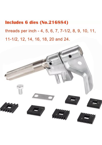7402 Üniversal Dış Dişli Kovalayıcı ve 202817 Metrik Kalıp Seti (6 Kalıp) Diş Onarım Aleti Için (Yurt Dışından) modelleri