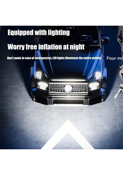 Dijital Ekranlı Kablosuz Elektrikli Hava Kompresörü, Otomobil/motosiklet/bisiklet Araba Hava Şişirme Makinası Için Şarj Edilebilir Lastik Pompası (Yurt Dışından) fiyatları