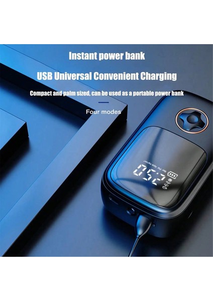 Dijital Ekranlı Kablosuz Elektrikli Hava Kompresörü, Otomobil/motosiklet/bisiklet Araba Hava Şişirme Makinası Için Şarj Edilebilir Lastik Pompası (Yurt Dışından) fırsatları