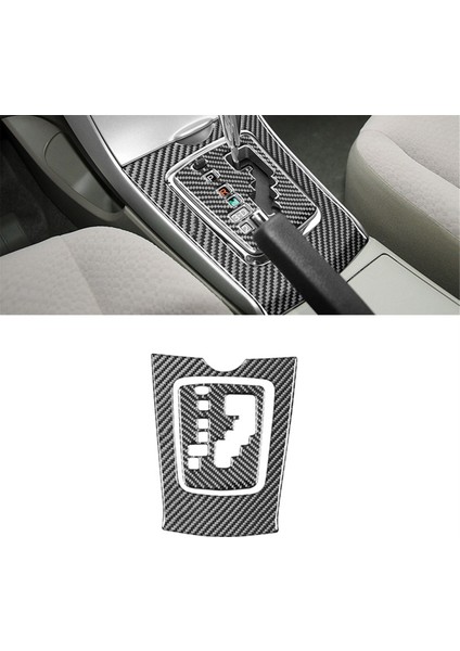 Toyota Corolla 2007-2013 Orta Konsol Vites Paneli Kapağı Trim Sticker Iç Aksesuarlar Için Karbon Fiber (Yurt Dışından) modelleri