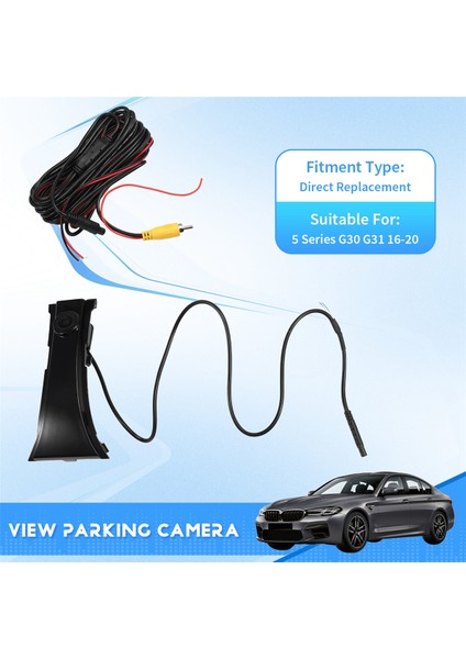 Araba Hd Ön Görünüm Park Logo Kamera Gece Görüşü Pozitif Su Geçirmez Kamera Bmw 5 Serisi G30 G31 2016-2020 (Yurt Dışından) fırsatları