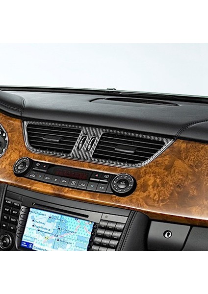 Benz Cls Sınıfı C219 2004-2009 Karbon Fiber Araba Orta Hava Menfezi Çıkışı Çerçeve Paneli Döşeme Iç Aksesuarlar (Yurt Dışından) fırsatları