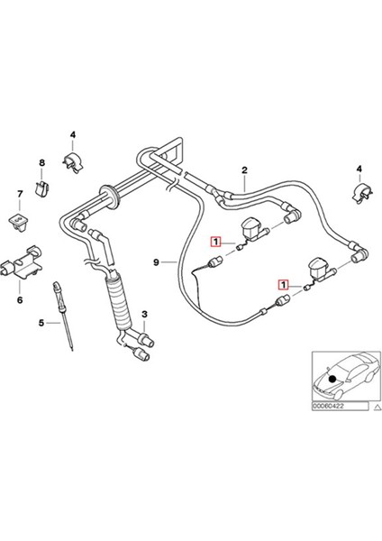 1 Çift Yeni Ön Cam Isıtmalı Yıkama Püskürtme Ucu Jet 61668361039 Bmw 5 Serisi E39 1997-2003 525I 528I 530I M5 (Yurt Dışından) fırsatları
