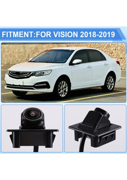 Geely Vision 2018-2019 Için Araç Geri Görüş Kamerası Montajı 01734554 Geri Görüş Park Yardım Kamerası (Yurt Dışından) fırsatları