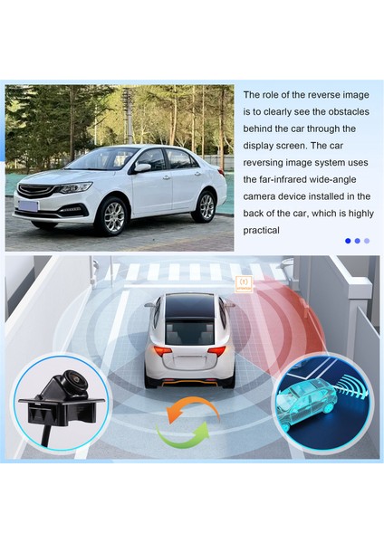 Geely Vision 2018-2019 Için Araç Geri Görüş Kamerası Montajı 01734554 Geri Görüş Park Yardım Kamerası (Yurt Dışından) indirimleri