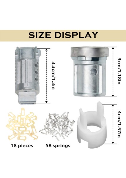 924-717 Kontak Anahtarı Kilidi Silindir Grubu Ford Edge Explorer F150 F250 F350 Lincoln Mkx 4L3Z-11582-BB'YI Değiştirin (Yurt Dışından) modelleri