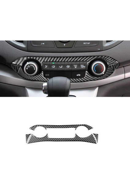 Honda Crv Cr-V 12-16 Karbon Fiber Araba Merkezi Konsol Klima Iklim Kontrolü Yan Döşeme Sticker Aksesuarları (Yurt Dışından) fırsatları
