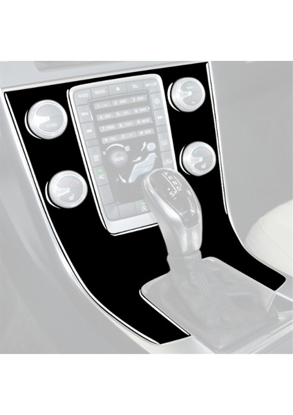 Araba Kontrol Konsolu Paneli Kapağı Trim Sticker Araba Iç Aksesuarları Volvo S60 2010-2018 V60 2010-2017 Lhd (Yurt Dışından) modelleri