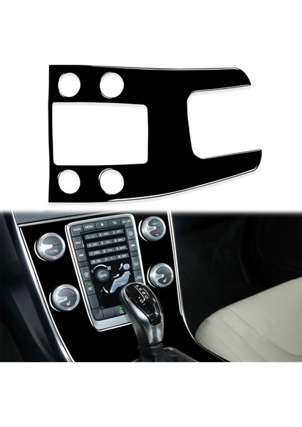Araba Kontrol Konsolu Paneli Kapağı Trim Sticker Araba Iç Aksesuarları Volvo S60 2010-2018 V60 2010-2017 Lhd (Yurt Dışından) indirimleri